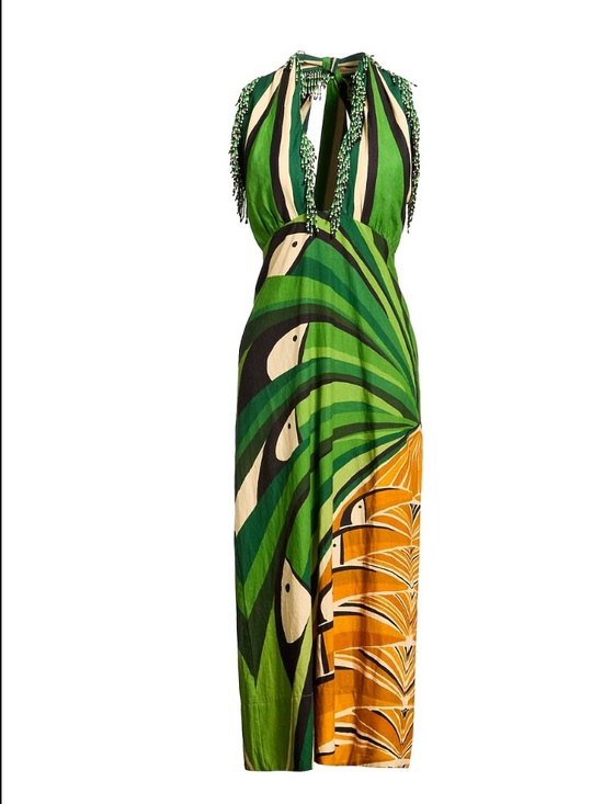 FARM Rio Dresses & Skirts - Farm Rio Toucan Tree Green Dress